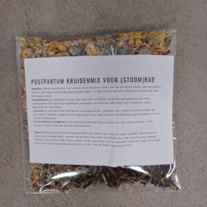 Postpartum kruidenmix voor (stoom)bad 