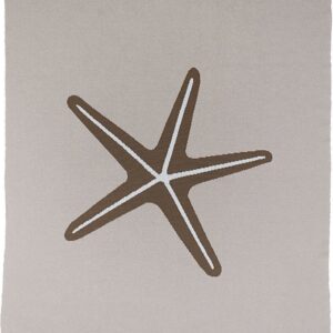 Baby deken XL van katoen – Quax zeester design