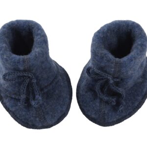 Engel Wolfleece Slofjes - Blauw, 62/68 ( 2 tot 6 maanden )