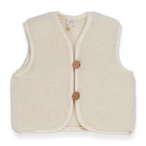 quax merinowol vest cream