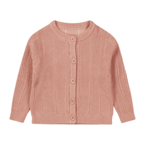 dirkje baby vest meisjes oudroze