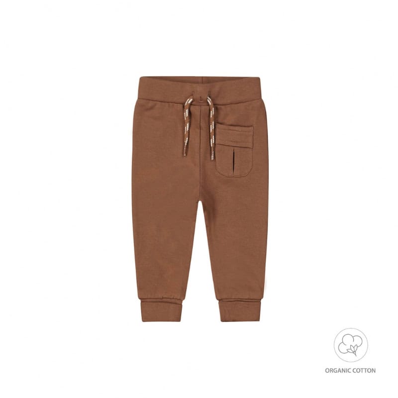 Dirkje jongens bio baby broek bruin zakje Dirkje jongens bio baby broek bruin zakje