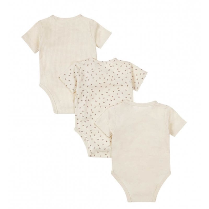 Baby overslagromperset Dirkje unisex 3 stuks off white Baby overslagromperset Dirkje unisex 3 stuks off white - Afbeelding 3