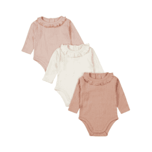 dirkje baby rompers meisje 3 stuks lange mouw
