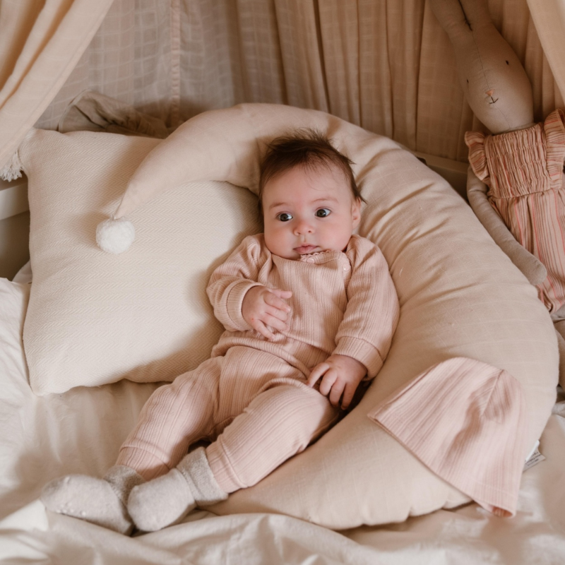dirkje baby set meisje longsleeve broek mutsje roze dirkje baby set meisje longsleeve broek mutsje roze - Afbeelding 3