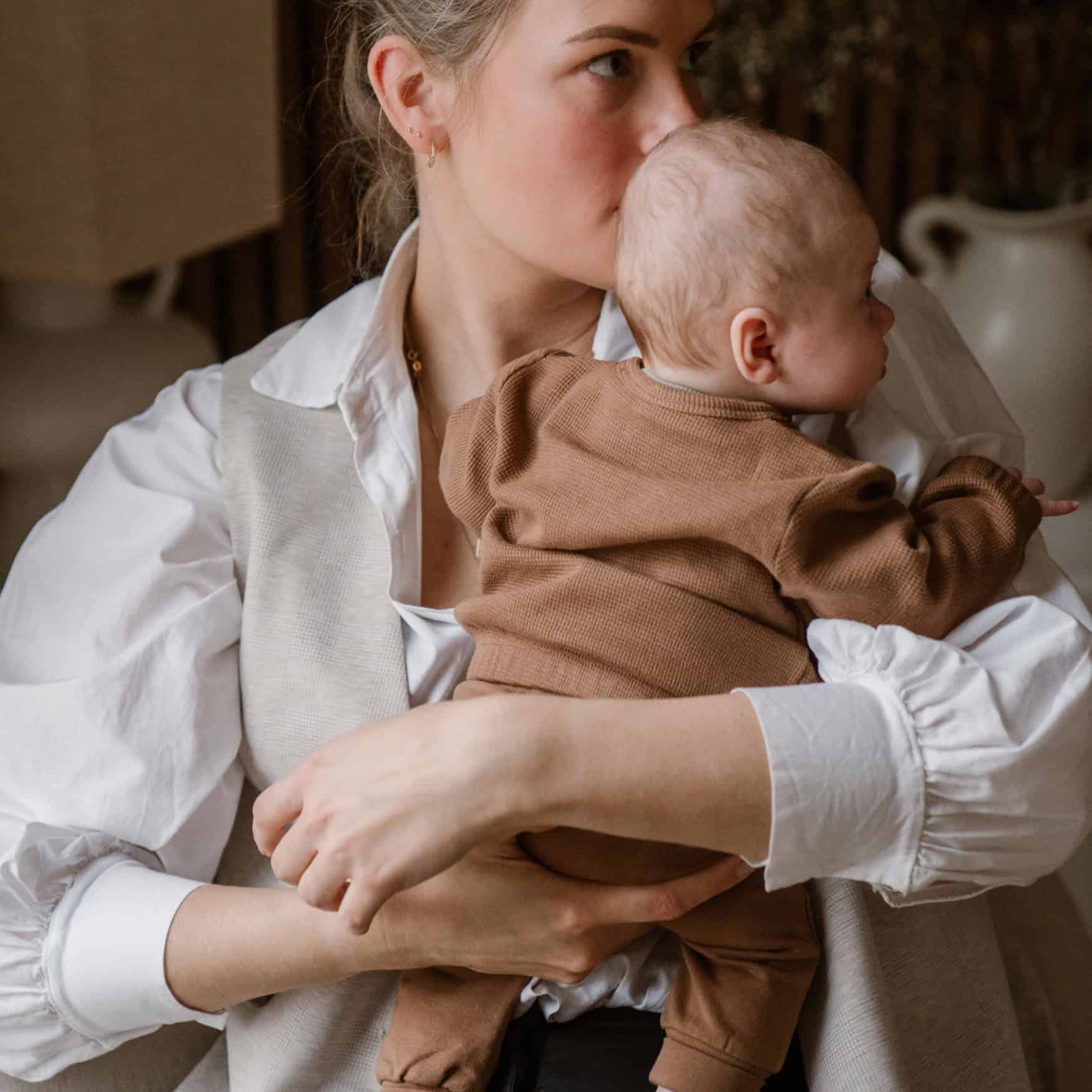 Dirkje jongens bio baby broek bruin zakje Dirkje jongens bio baby broek bruin zakje - Afbeelding 3