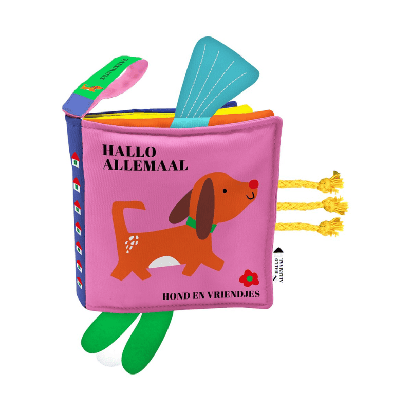 Zacht hond babyboekje – eerste boekje voor baby hond babyboekje