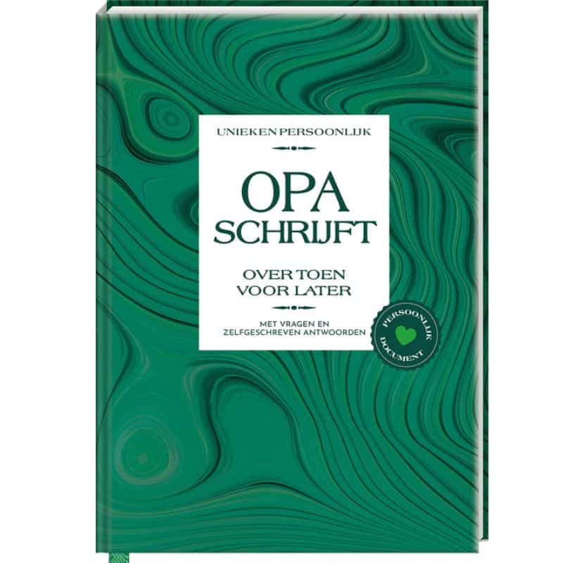 Opa schrijft – persoonlijk invulboek voor opa opa schrijft